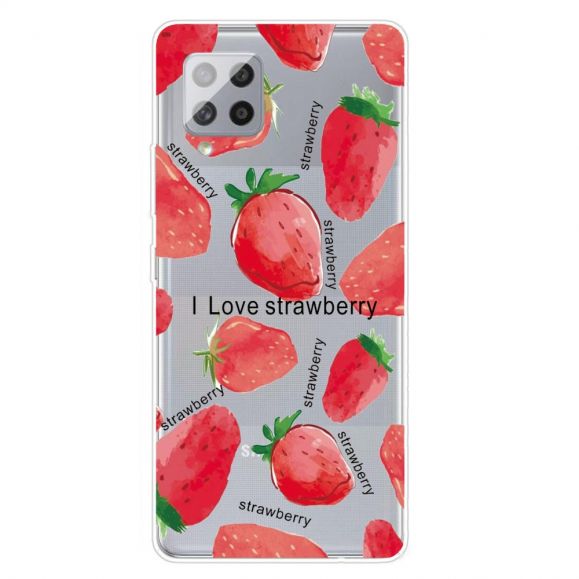 Coque Samsung Galaxy A42 5G Strawberry