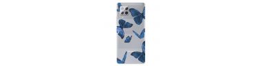 Coque Samsung Galaxy A42 5G Papillons Bleus