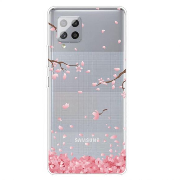 Coque Samsung Galaxy A42 5G Pink Flower