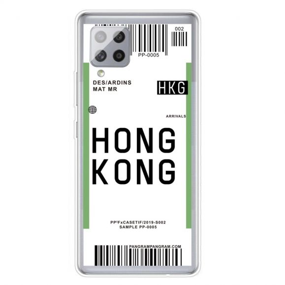 Coque Samsung Galaxy A42 5G Boarding Pass 07 HONG KONG