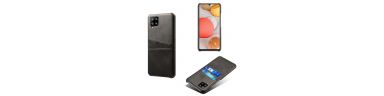 Coque Samsung Galaxy A42 5G Mélodie Effet Cuir Porte Cartes