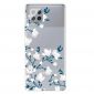 Coque Samsung Galaxy A42 5G fleurs blanches