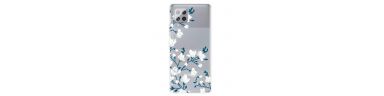 Coque Samsung Galaxy A42 5G fleurs blanches