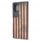 Housse Samsung Galaxy A42 5G drapeau américain vintage