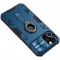 Coque iPhone 12 Pro Max Armor Case avec cache objectif - Bleu