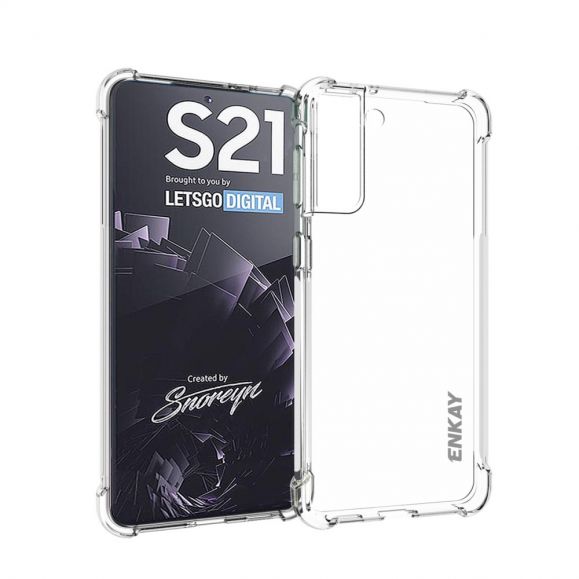 Protection Coque Samsung Galaxy S21 ENKAY Transparent