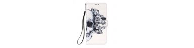 Housse Samsung Galaxy A32 5G Skull Flowers