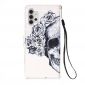 Housse Samsung Galaxy A32 5G Skull Flowers