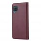 Housse Samsung Galaxy A12 simili cuir stand case