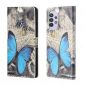 Housse Samsung Galaxy A32 4G Papillons Bleus