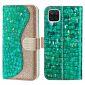 Housse Samsung Galaxy A12 Luxury Croco Paillettes