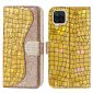 Housse Samsung Galaxy A12 Luxury Croco Paillettes