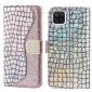 Housse Samsung Galaxy A12 Luxury Croco Paillettes