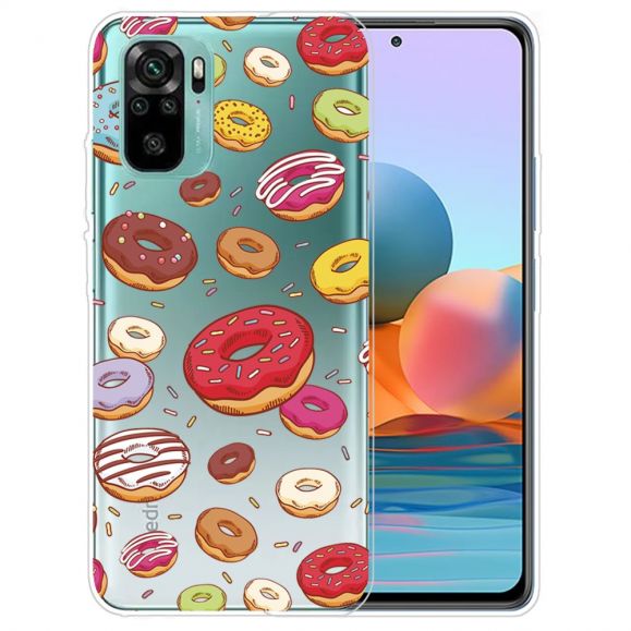 Coque Xiaomi Redmi Note 10 multiples donuts