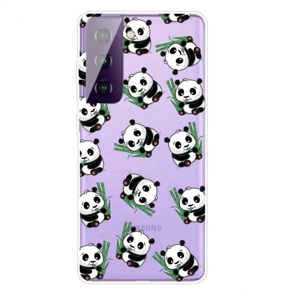Samsung Galaxy S21 5G - Coque multiples pandas