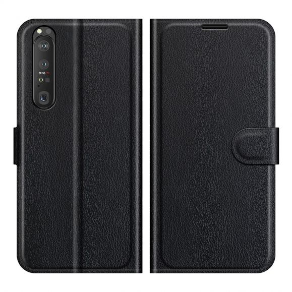 Housse Sony Xperia 1 III portefeuille style cuir