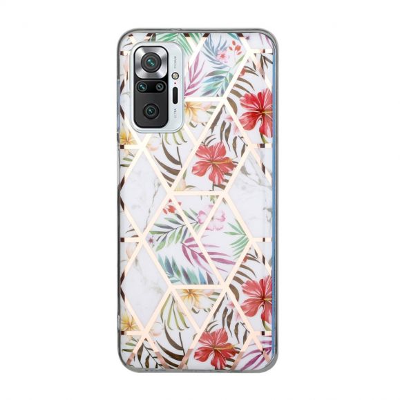 Coque Xiaomi Redmi Note 10 Pro Silicone - Fleurs Exotiques