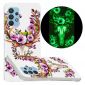 Coque Samsung Galaxy A32 4G Luminous Cerf et fleurs