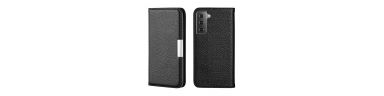 Housse Samsung Galaxy S21 FE Flip Simili Cuir Grainé