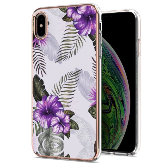 Coque iPhone XS Max Fleurs Exotiques