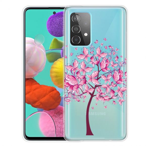 Coque Samsung Galaxy A32 4G arbre à papillons