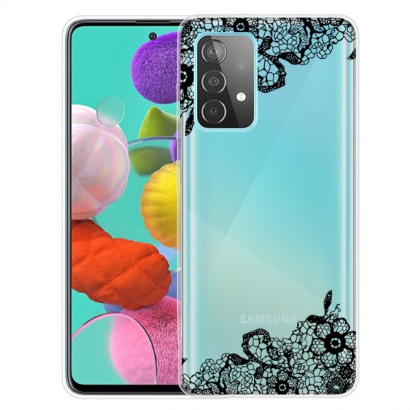 Coque Samsung Galaxy A32 4G fleur dentelle