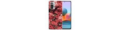 Coque Xiaomi Redmi Note 10 Pro Red Flower