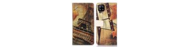 Housse Samsung Galaxy A22 4G Tour Eiffel en Automne