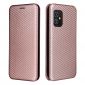 Housse Asus Zenfone 8 simili cuir style fibre de carbone