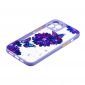 Coque iPhone 12 Pro Max fleurs et papillons violets