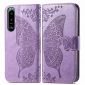 Housse Sony Xperia 5 III Papillon Relief