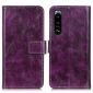 Housse Sony Xperia 5 III effet cuir luxueux coutures