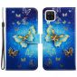 Housse Samsung Galaxy A12 Golden Butterfly