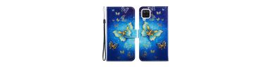 Housse Samsung Galaxy A12 / M12 Golden Butterfly