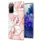 Coque Samsung Galaxy S20 FE marbre et couronne de fleurs
