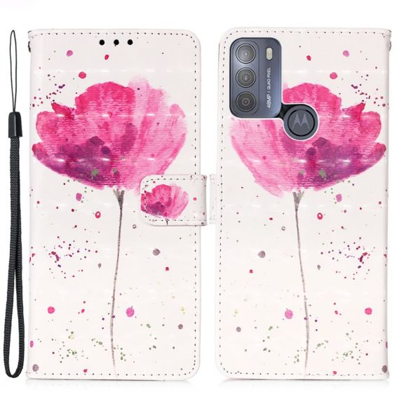 Housse Motorola Moto G50 Fleur Rose