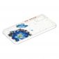 Coque Samsung Galaxy S20 fleurs et papillons bleus