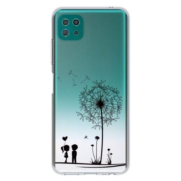 Coque Samsung Galaxy A22 5G Couple et Pissenlits