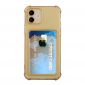 Coque Silicone Samsung Galaxy S21 Plus Transparente Porte Carte