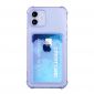 Coque Silicone Samsung Galaxy S21 Plus Transparente Porte Carte