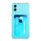 Coque Silicone Samsung Galaxy S21 Plus Transparente Porte Carte