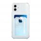 Coque Silicone Samsung Galaxy S21 Plus Transparente Porte Carte