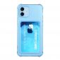 Coque Silicone Samsung Galaxy S21 Plus Transparente Porte Carte