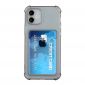 Coque Silicone Samsung Galaxy S21 Plus Transparente Porte Carte