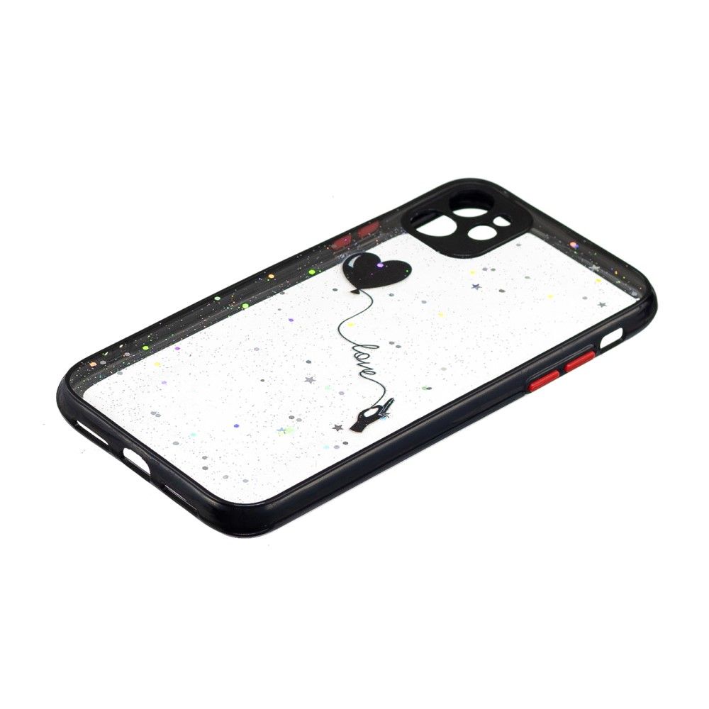 Coque iPhone 11 transparent ballon coeur volant