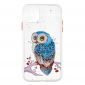 Coque iPhone 11 transparent hibou perché