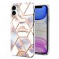 Coque iPhone 11 marbre et couronne