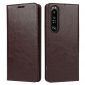 Housse Sony Xperia 1 III Cuir Porte Cartes Fonction Support