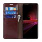 Housse Sony Xperia 1 III Cuir Porte Cartes Fonction Support