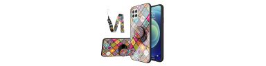 Coque Samsung Galaxy A22 4G Kaleidoscope Mandala avec support